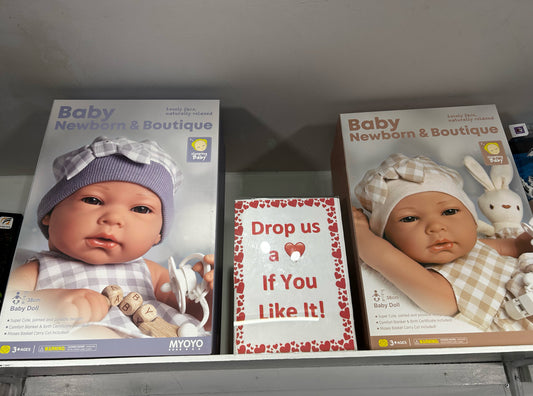 Baby Newborn Spanish Baby Doll & Boutique Spare Clothes