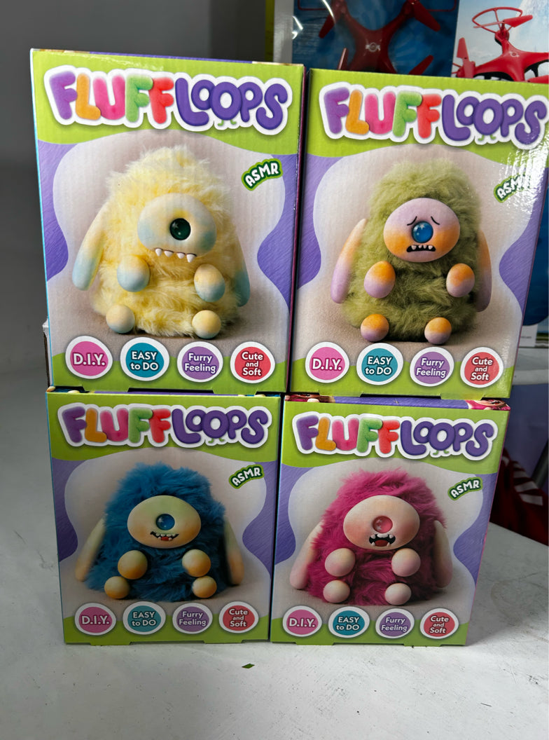 4pc Make Your Own Fluffy Monsters Creation Bundle