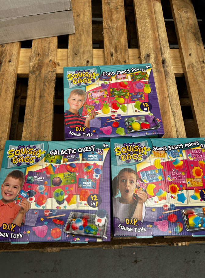 **Flash Sale - 3pc DIY Squishy Bundle**