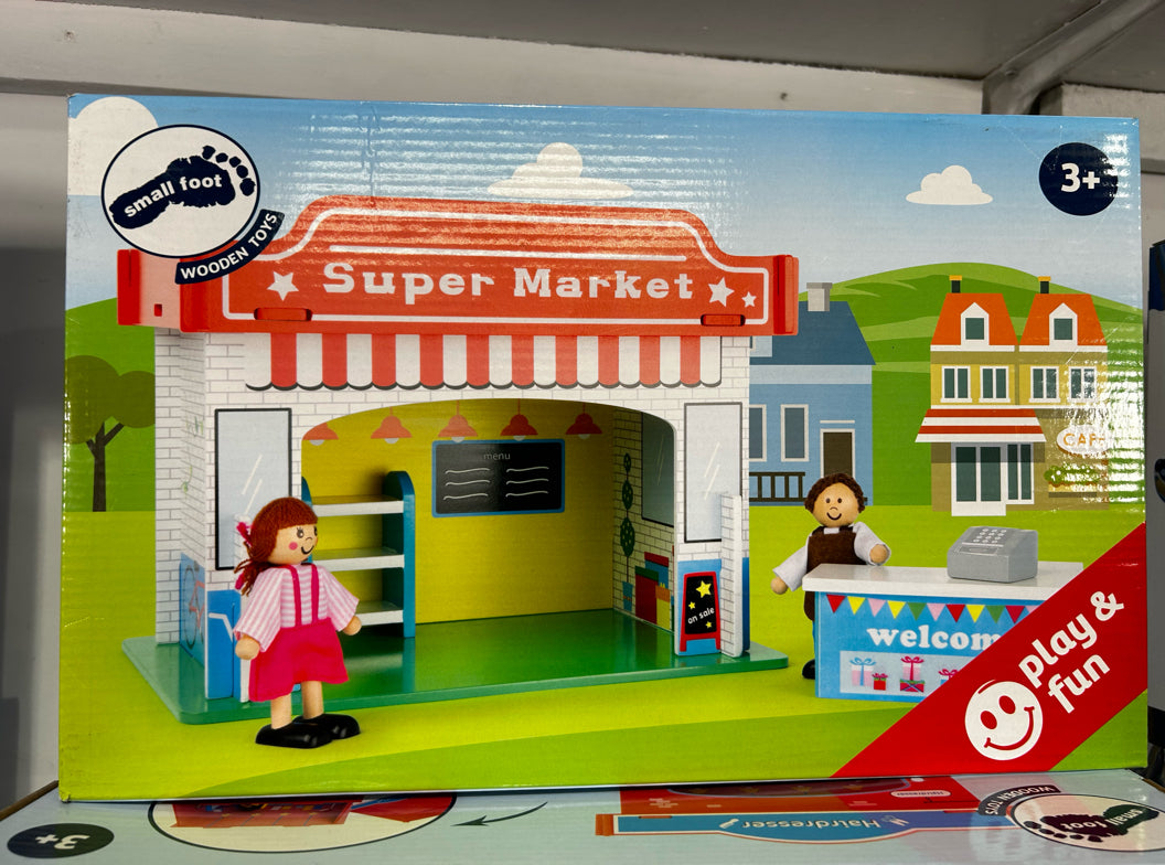 Asstd Preschool Wooden Playset