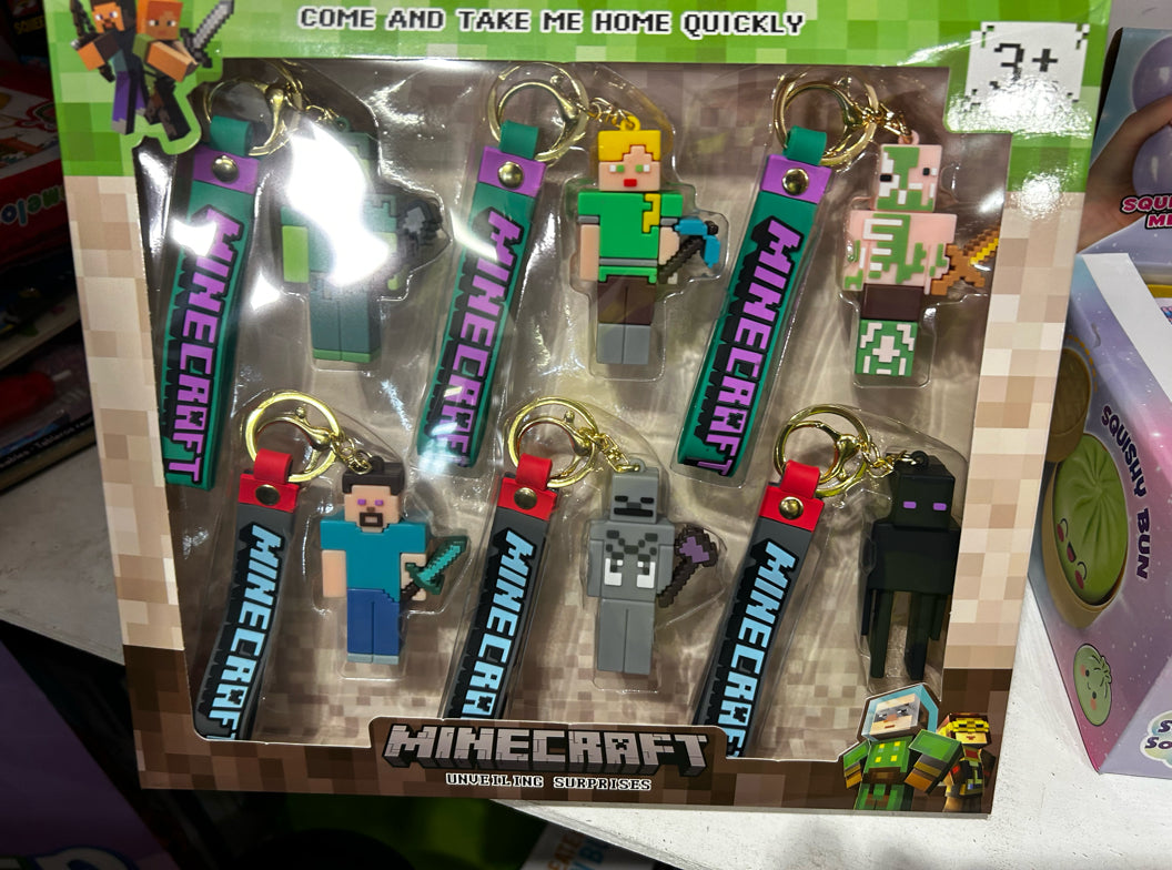 Minecraft Collectible Keychain Figures