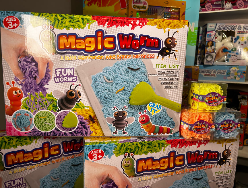 4pc Magic Worms Sensory Mega Bundle