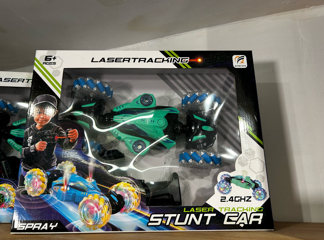 RC Laser Guided Twister Stunt Car with Rechargeable Battery Pack