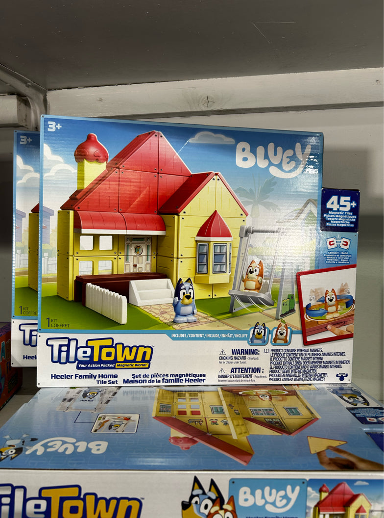 Bluey Tile Town Playset