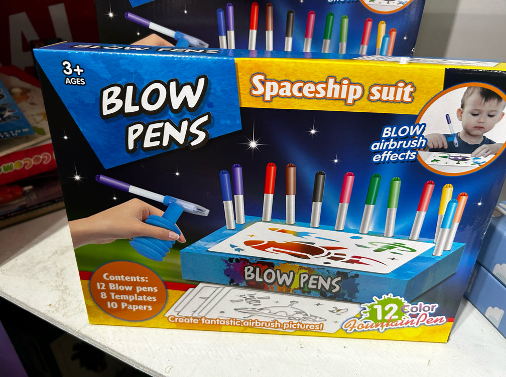 Blow Pens Activity Desk