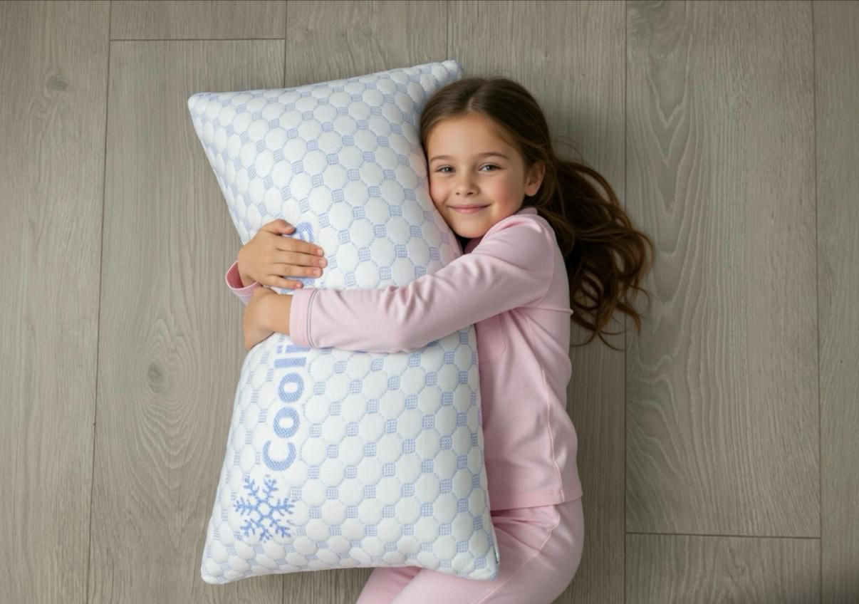 Pack of 2 Cooling Memory Foam Pillows