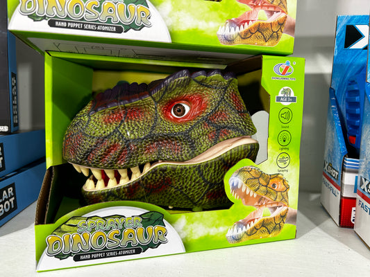 Dinosaur Smoking & Sound Effect Puppet with Rechargeable Battery