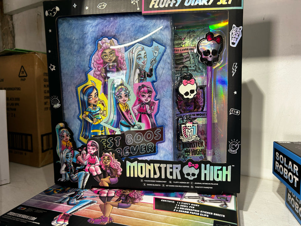 Monster High Fluffy Diary Set