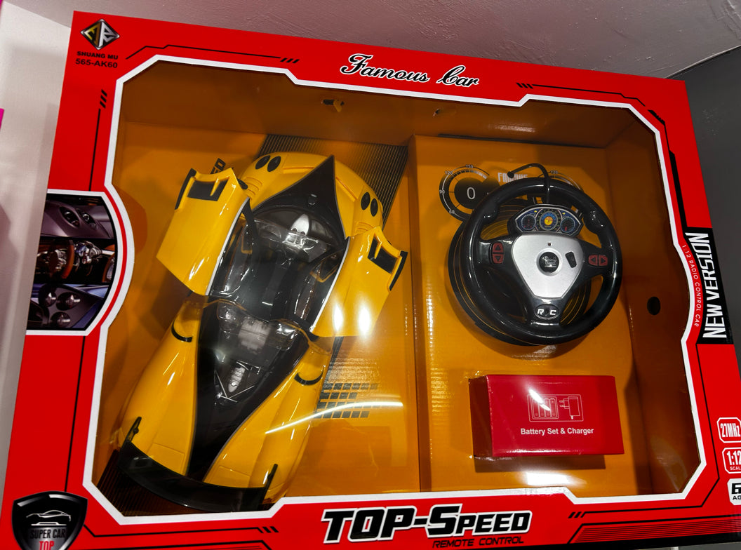 RC Super Car with Opening Doors & Rechargeable Battery