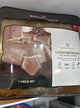 Luxury 7pc Gold Comforter Double Complete Bedding Set