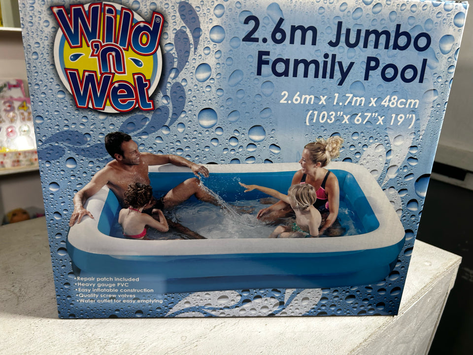 2.6m Heavy Duty Family Pool