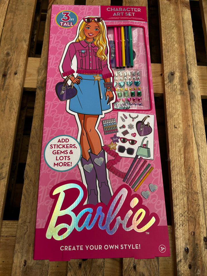 **Flash Sale - Barbie Jumbo Character Art Set**