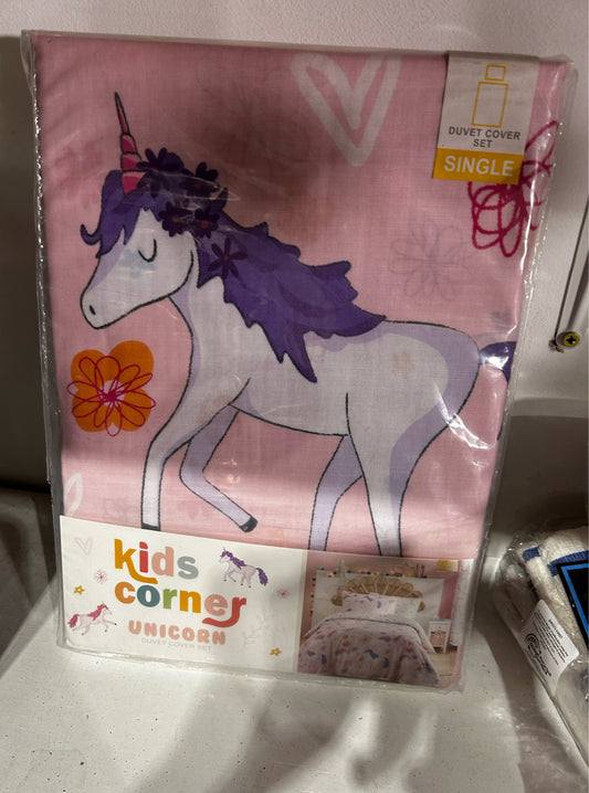 Single Size Kids Bedding Set - 4 Designs to choose