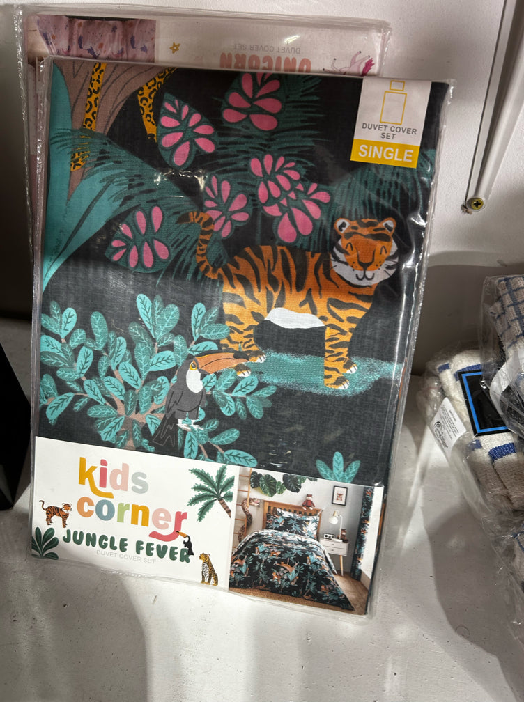 Single Size Kids Bedding Set - 4 Designs to choose