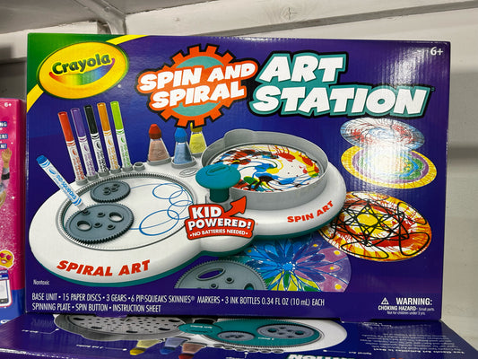 Crayola Spin & Spiral Art Station