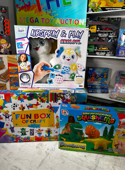 3pc Art & Craft Bundle with Airspray Axelotl