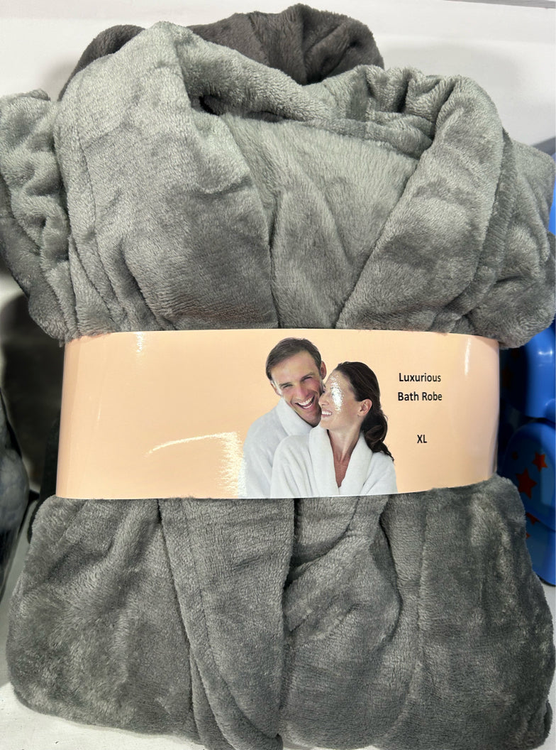 One Size Fits All Luxury Charcoal Bath Robe