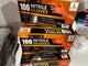 Box of 100 Orange Nitrile Gloves