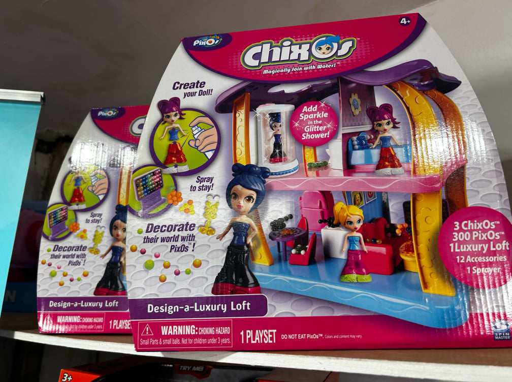 Chixos Build a Loft House Mini Doll Playset