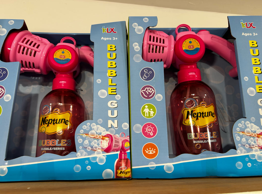 Bubble Bottle Blaster with Rechargeable Battery - PINK