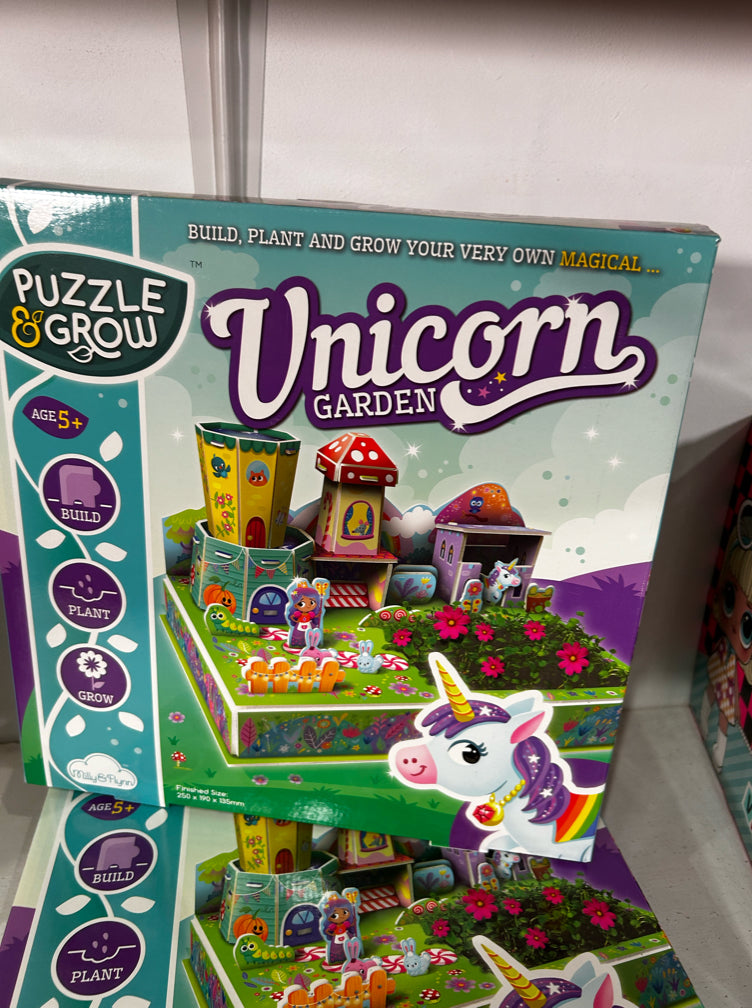 Puzzle & Grow Unicorn Garden