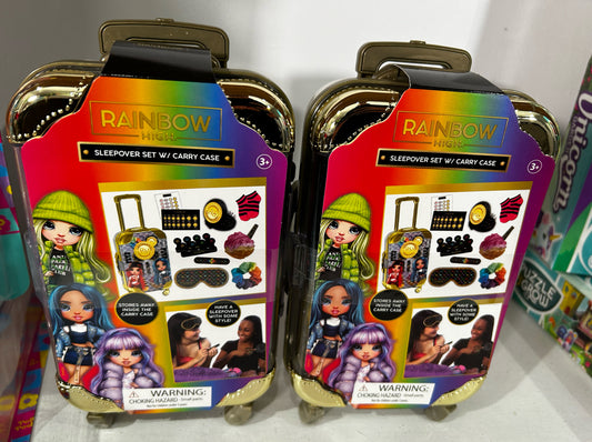 Rainbow High Sleepover Trolley Set