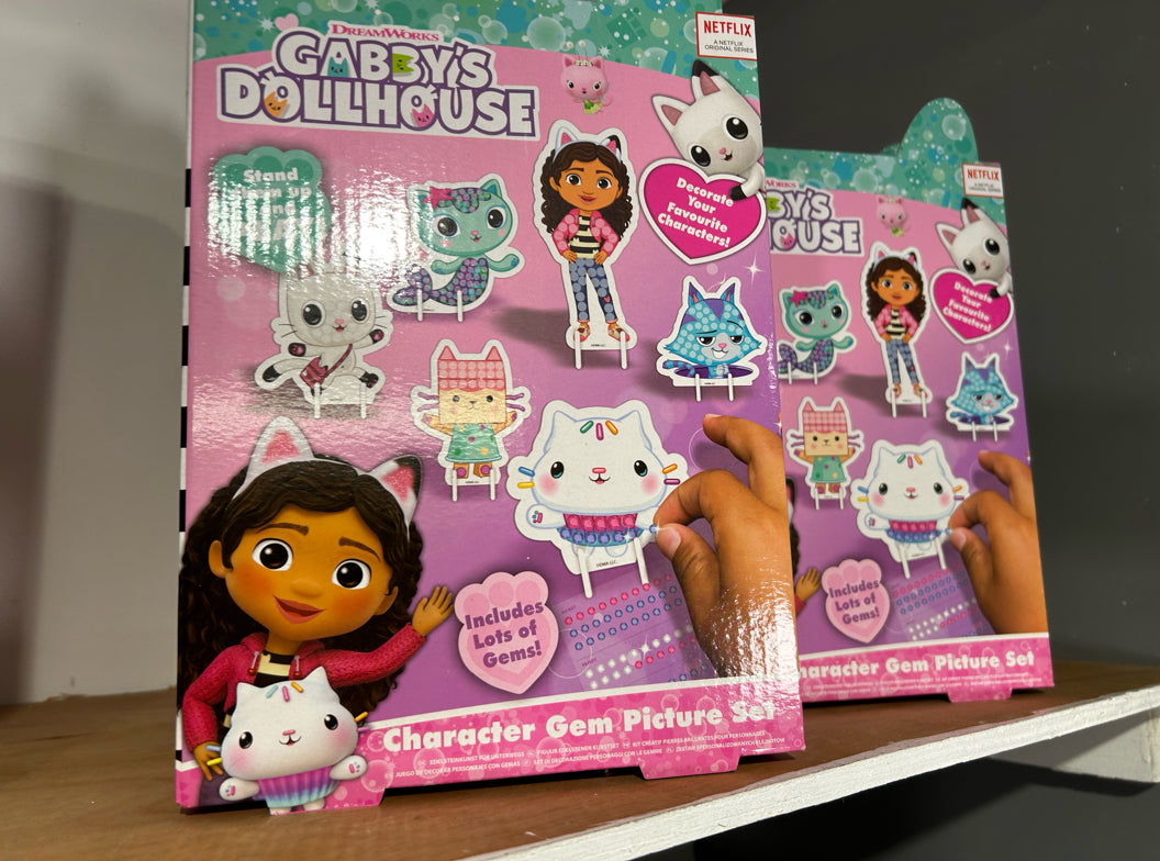 Gabby's Dollhouse Character Gem Picture Set