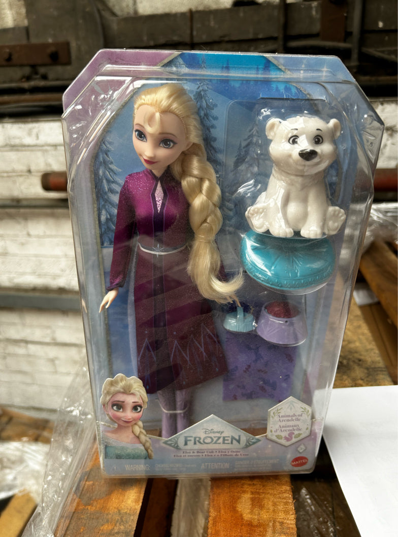 *FLASH SALE - Frozen Elsa & Bear Cub Doll Set*