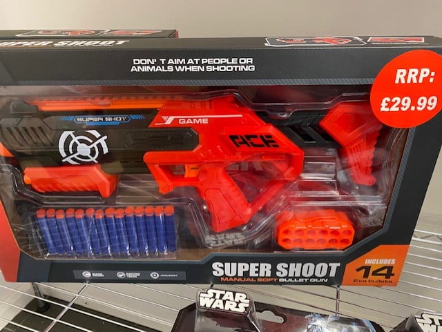 Super Shoot Nerf Gun - The Mega Toy Auction