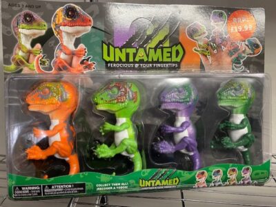 Untamed 4 Pack Dinosaur Fingerlings