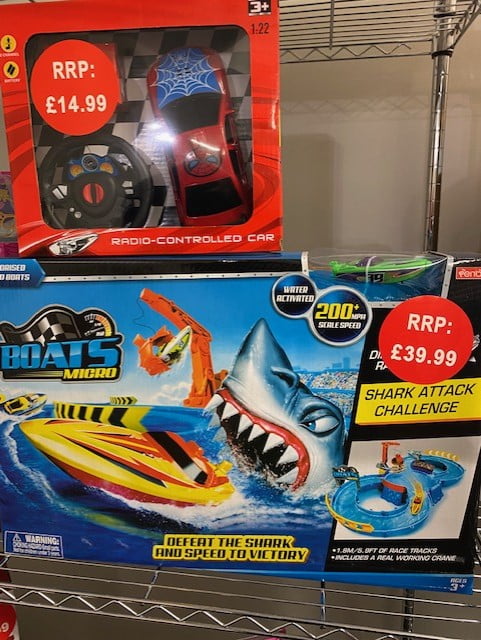 micro boats shark attack