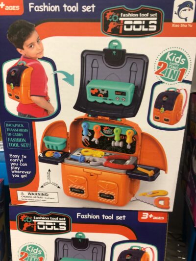 Tool 2 In 1 Backpack Playset