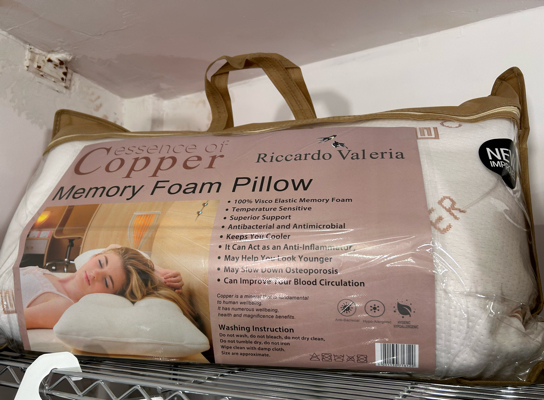 Essence of copper 2024 memory foam pillow