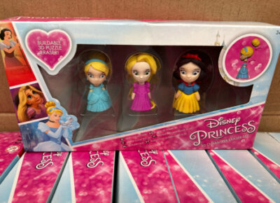 **FLASH SALE – 3 Pack Disney Princess Buildable Erasers** - The Mega ...