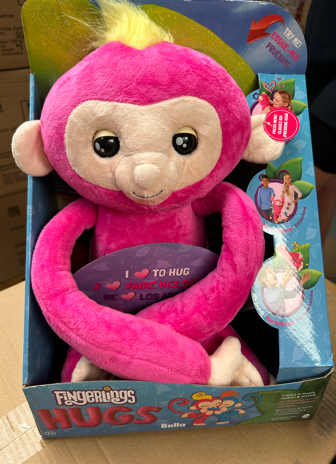 **FLASH SALE – Pink Fingerling Hugs Monkey** - The Mega Toy Auction