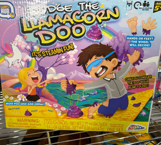 Dodge The Llamacorn Poo Game