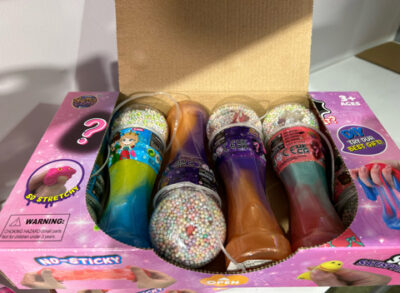 BULK BUY DEAL - Box of 6 Crazy Slime Tubes with Accessories