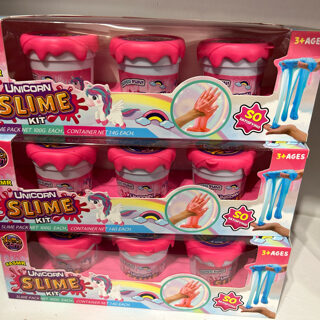 3PK Unicorn Slime Kit