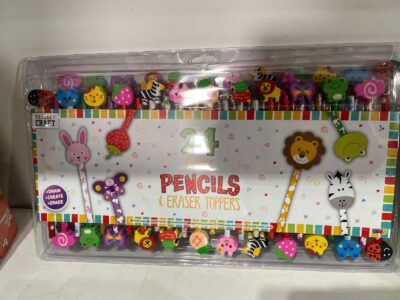 24 funky pencils