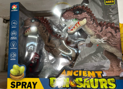 Radio Controlled Spraying Dinosaur