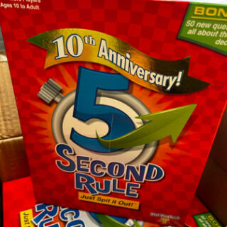 **FLASH SALE - 5 Second Rule 10th Anniversary Special Game**