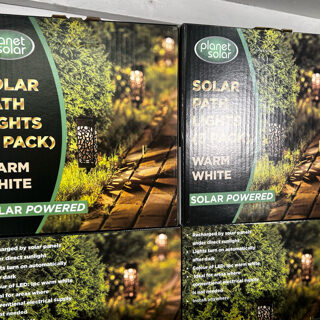 Pack of 3 Solar Path Lights