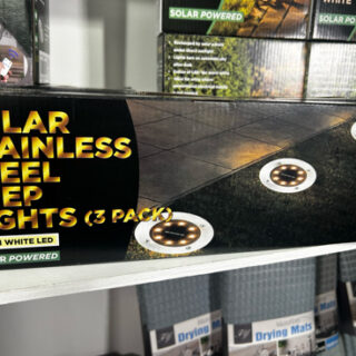 Solar Step Lights 3PK