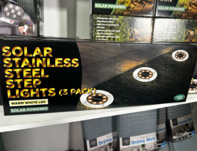 Solar Step Lights 3PK