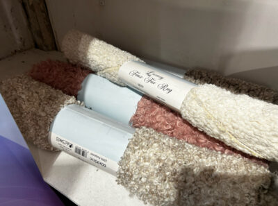 60cm x 90cm Perm Faux Fur Rug (Asstd Colours)