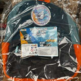 **FLASH SALE - Blue & Orange Personalise Backpack**